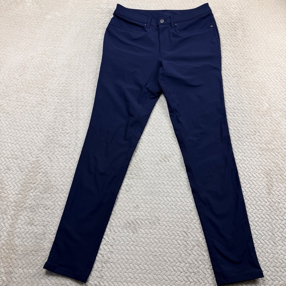Lululemon Mens Pants‎ 29 x 31 Straight Blue Commission ABC Performance Stretch